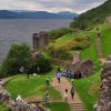 Urquhart Castle on the banks of Loch Ness, Scotland