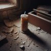 Do candles expire? A candle sits unlit in an abandoned floor building, in an extremely dusty setting. Some daylight shines through onto the candle