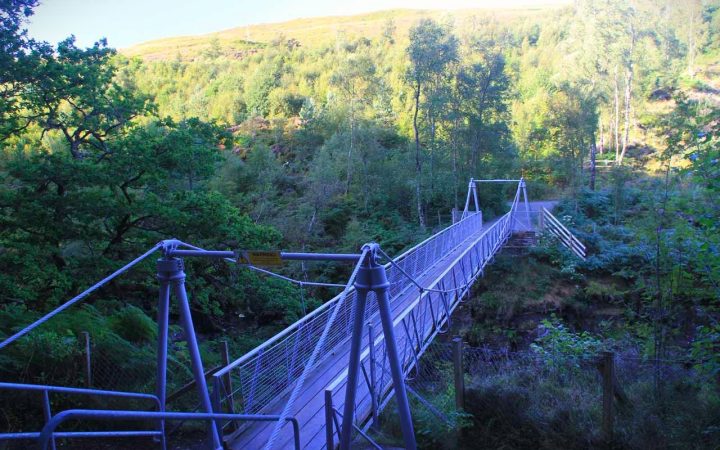 Corrieshalloch gorge suspension bridge